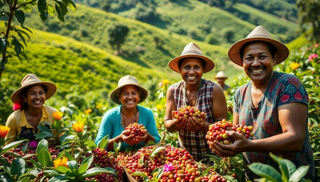 impacto social das comunidades de produtores de café